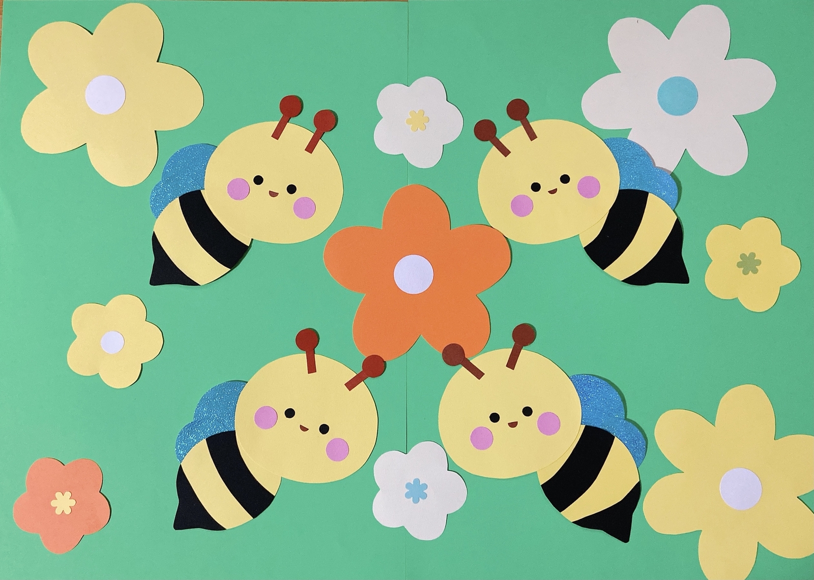 製作キット保育壁面はち壁面春壁面飾り春壁面4月壁面5月