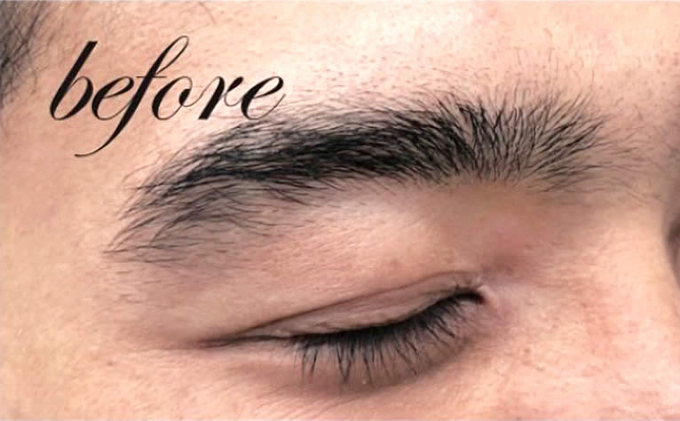 メンズ眉スタイリング - Le Coeur Hair＆Beauty ルクール ヘアー＆ビューティー美容室・サロン新潟・長岡・柏崎・小千谷・燕・三条