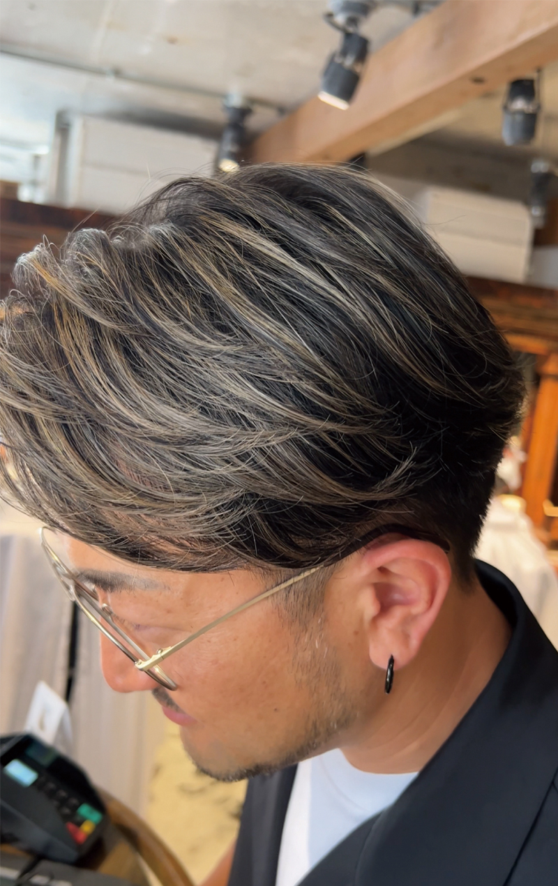 2025年保存版 メンズのダークグレージュ色見本髪の長さ別に