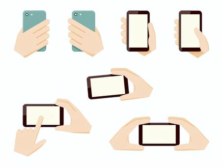 スマートフォンを持つ手 イラスト素材6422168- フォトライブラリ